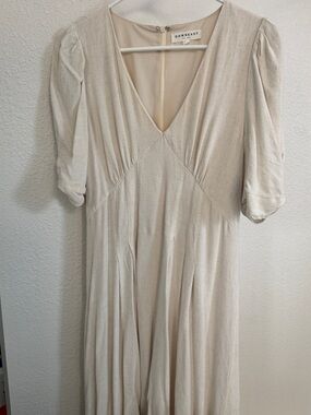 Women’s linen like blend midi dress